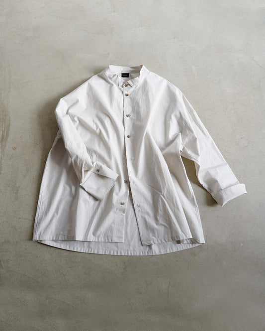 Overshirt / Typewriter Cotton / Silver Gray