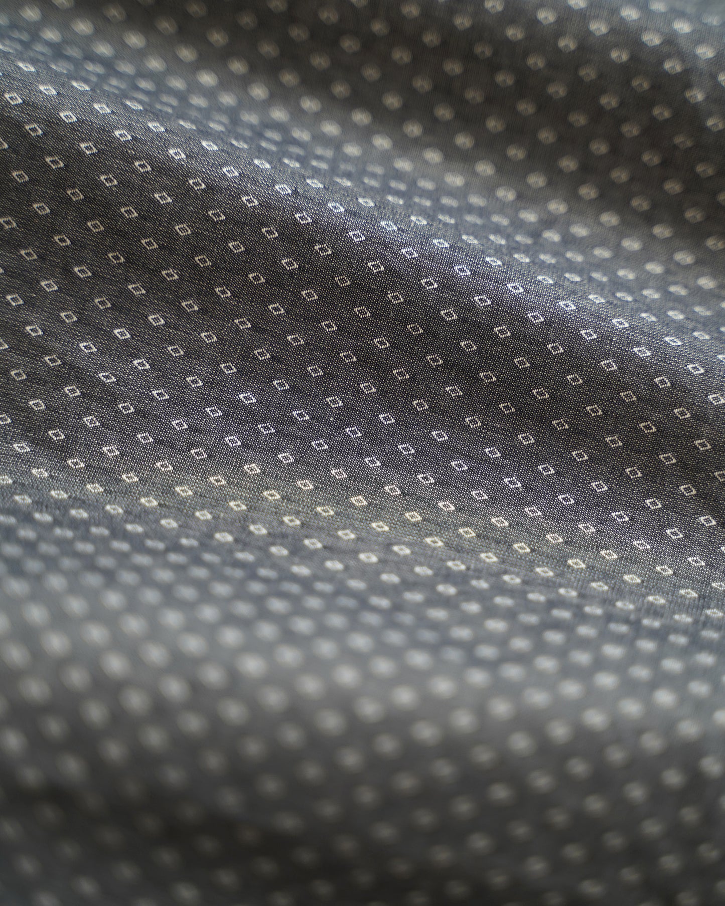 バンドカラーシャツ / ダイヤデニム