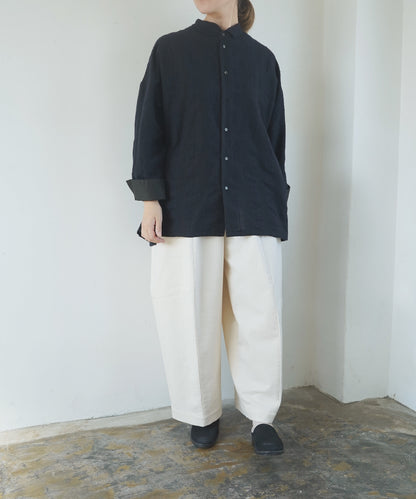 Under construction | [Uploaded on 11/02 (Sat)] Wool striped overshirt