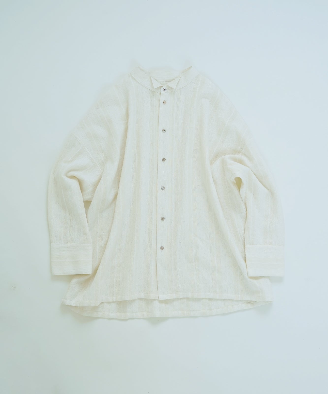 Under construction | [Uploaded on 11/02 (Sat)] Wool striped overshirt