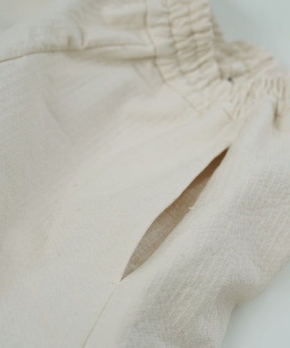 Under construction | [Released on 10/05] Wide pants, puffed woven cotton