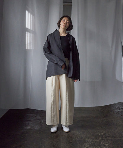 Under construction | [Released on 10/05] Wide pants, puffed woven cotton