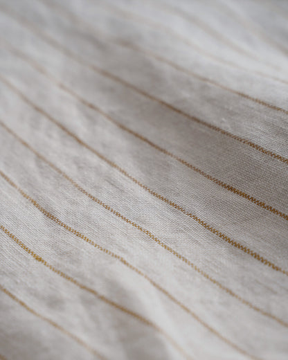 Straight Skirt/Linen Stripe