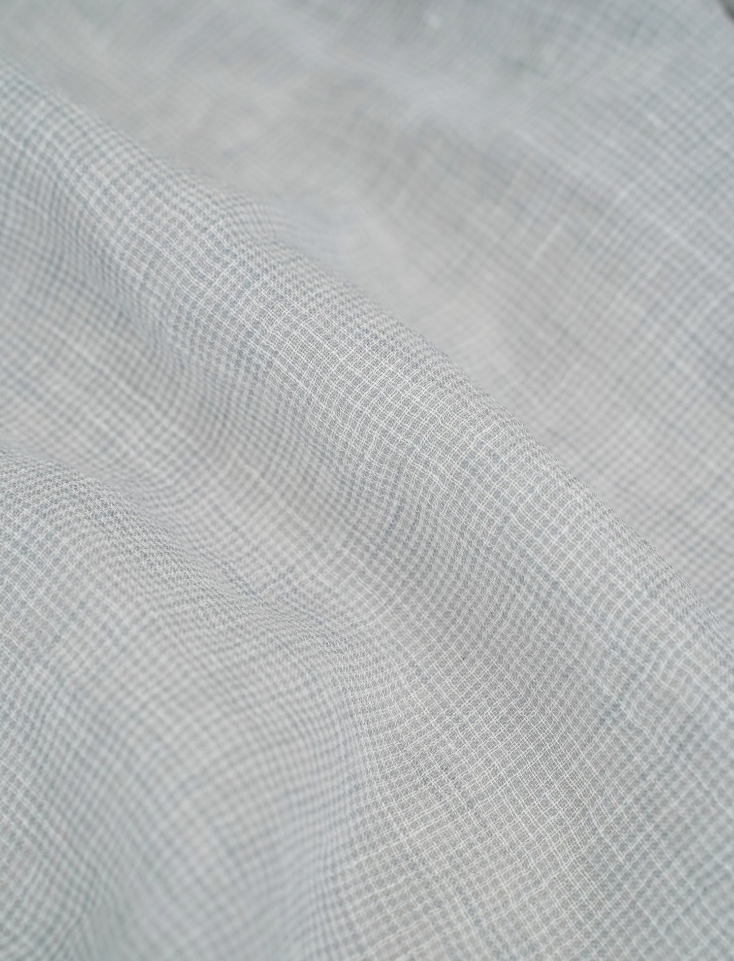 [On sale from 12:00 on Saturday, March 1st] Overshirt / Sheer linen houndstooth GY