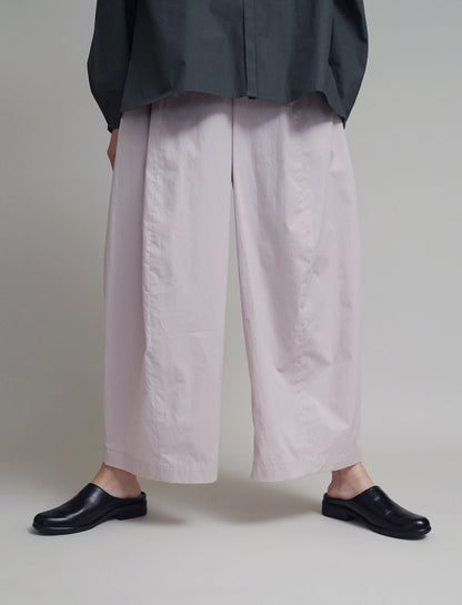 [On sale from 12:00 on Saturday, March 1st] Wide pants / Omi-bleached cotton twill