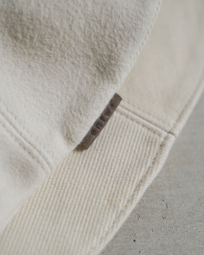 クロシェハット / ナッピングコットンツイル / アイボリー