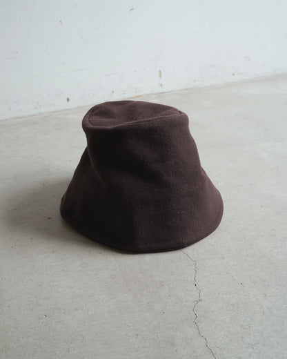 クロシェハット / ナッピングコットンツイル / ブラウン