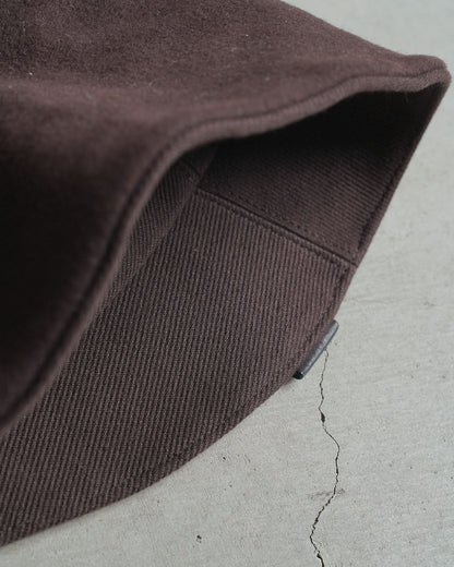 クロシェハット / ナッピングコットンツイル / ブラウン