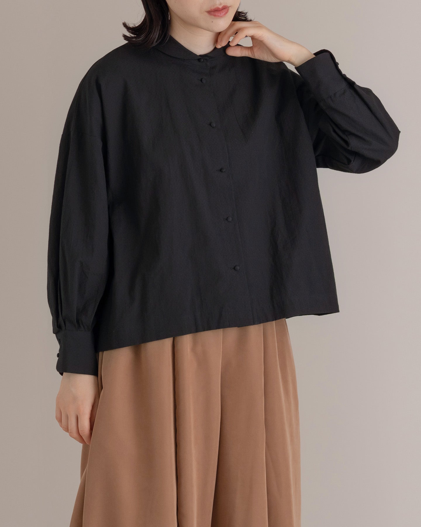 ダッチカラーシャツ / ドットコットン – entwa