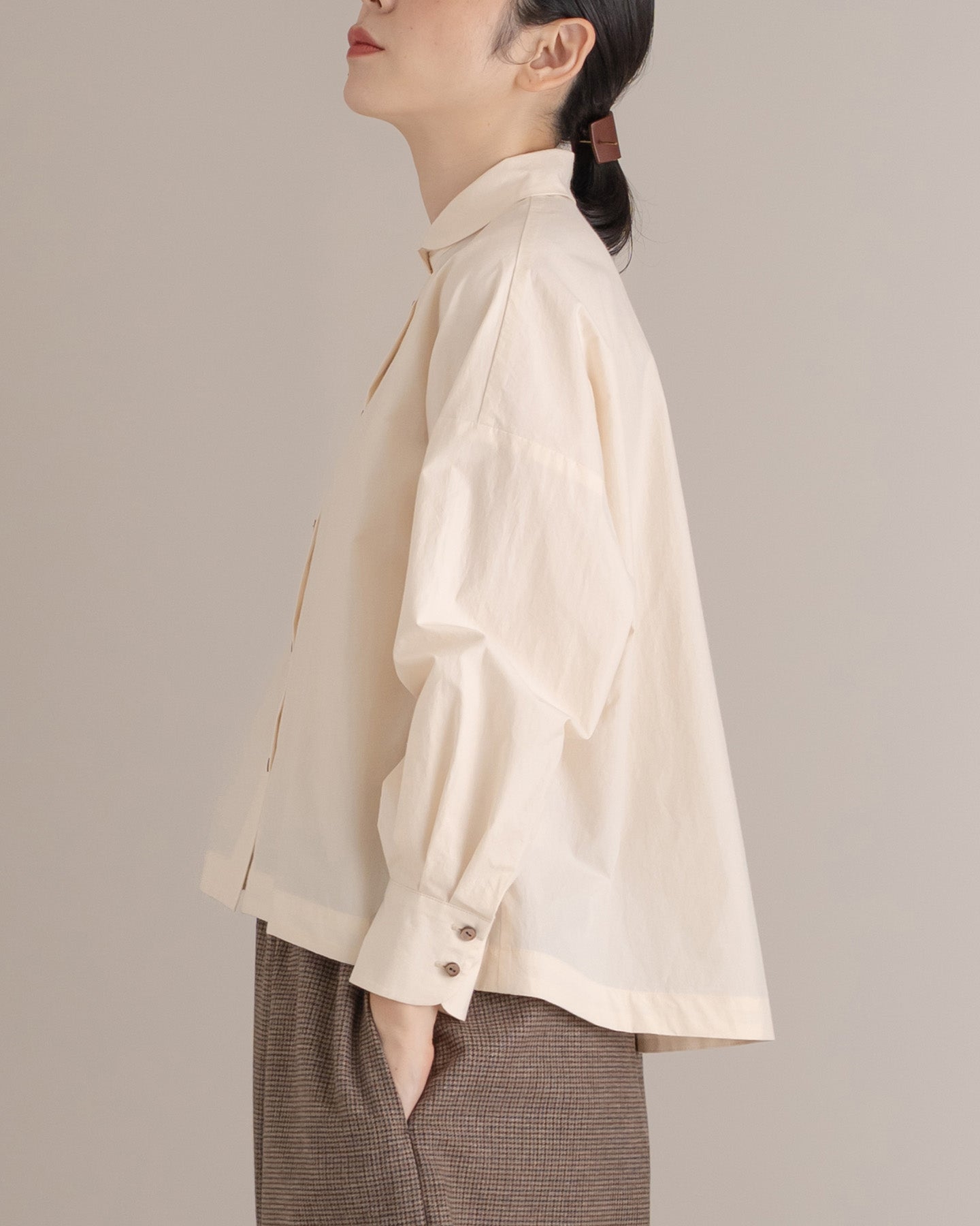 ダッチカラーシャツ / タイプライターコットン – entwa