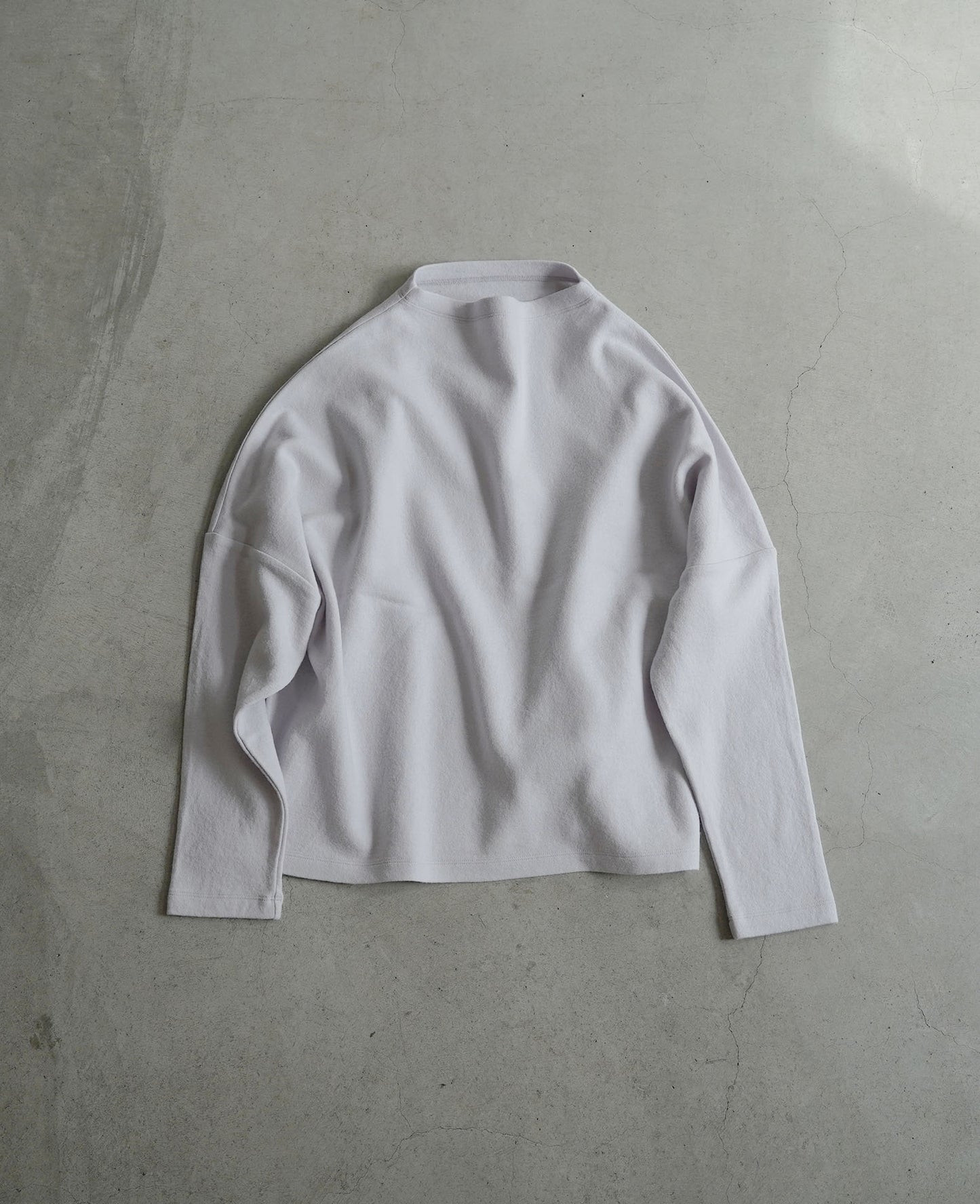 ドルマンTシャツ / スムースミルドウール / シルバーピンク