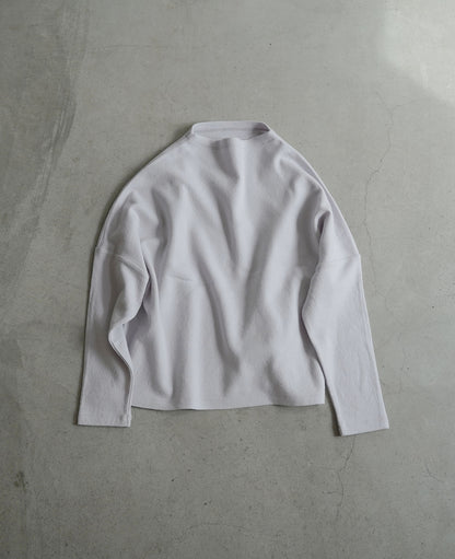 ドルマンTシャツ / スムースミルドウール / シルバーピンク