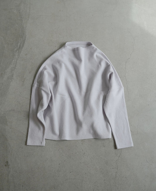 ドルマンTシャツ / スムースミルドウール / シルバーピンク