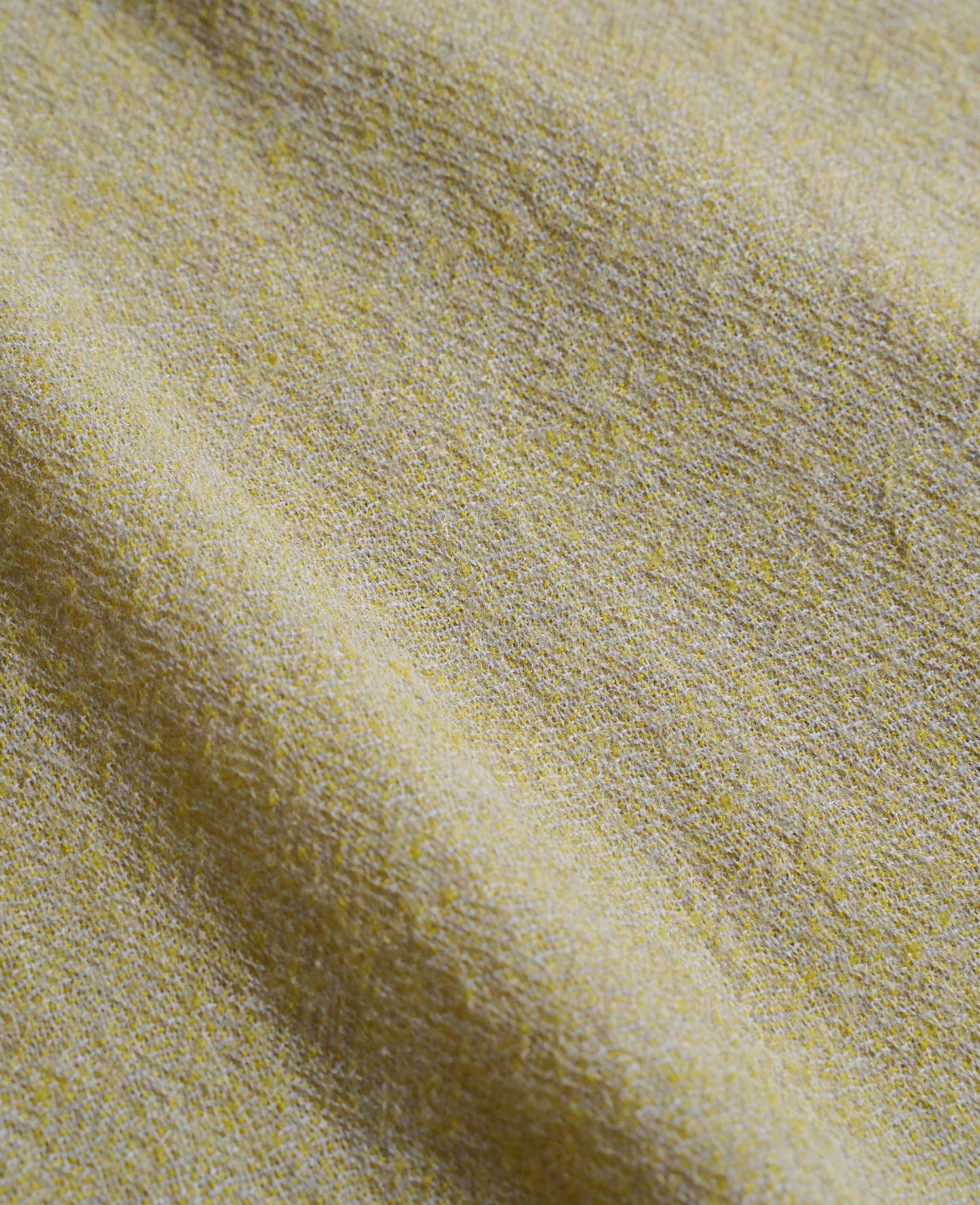 フリンジローブ / ウールガーゼ / イエロー