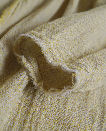 フリンジローブ / ウールガーゼ / イエロー