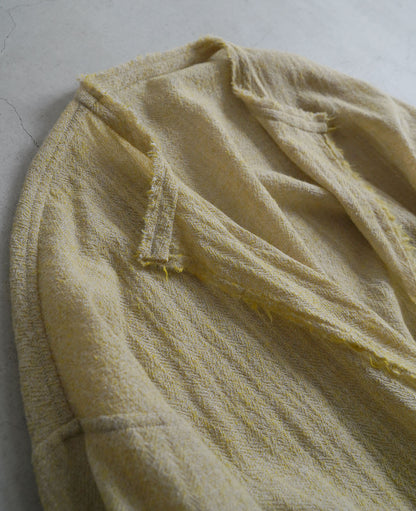 フリンジローブ / ウールガーゼ / イエロー