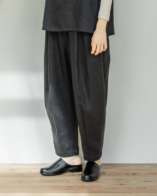 【9月5日発売】テーパードパンツ ヘビーリネンツイル