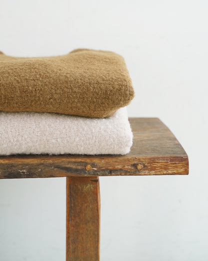 【12月6日(土)12時～発売】ニットベスト / ループニット / シルバーピンク