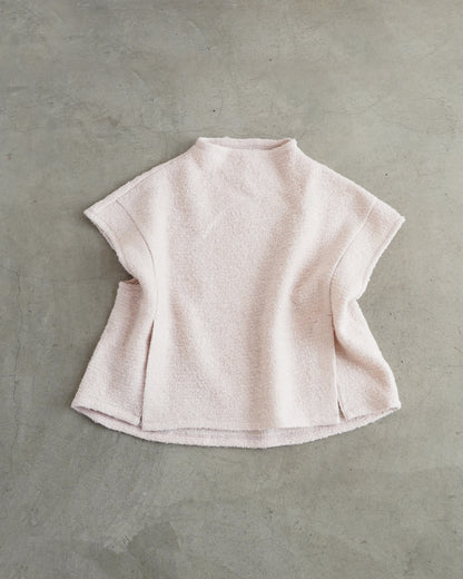 【12月6日(土)12時～発売】ニットベスト / ループニット / シルバーピンク