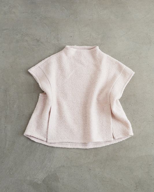 【12月6日(土)12時～発売】ニットベスト / ループニット / シルバーピンク