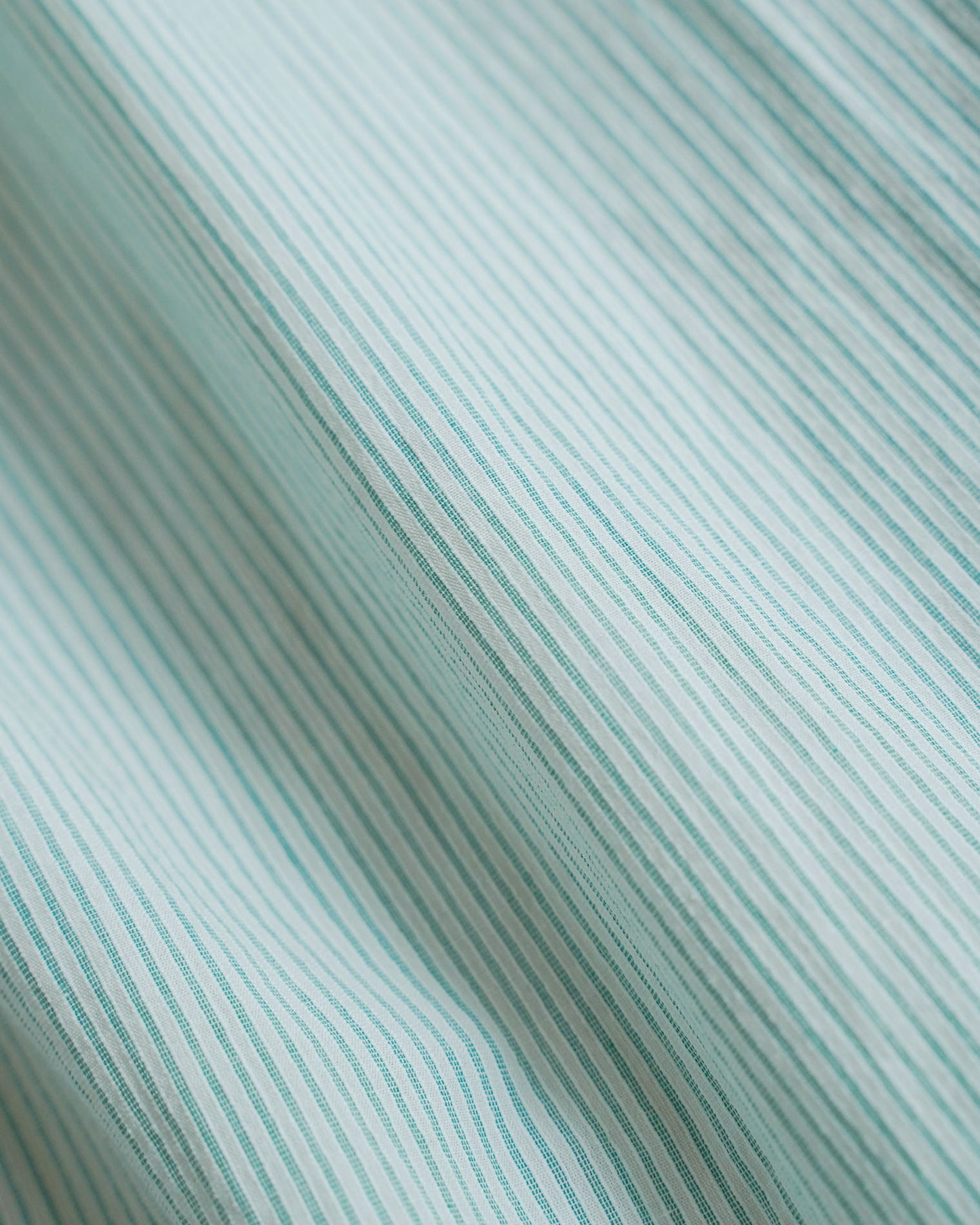 [Available from 12:00 PM on Saturday, September 13th] Overshirt / Cotton Stripe / Green