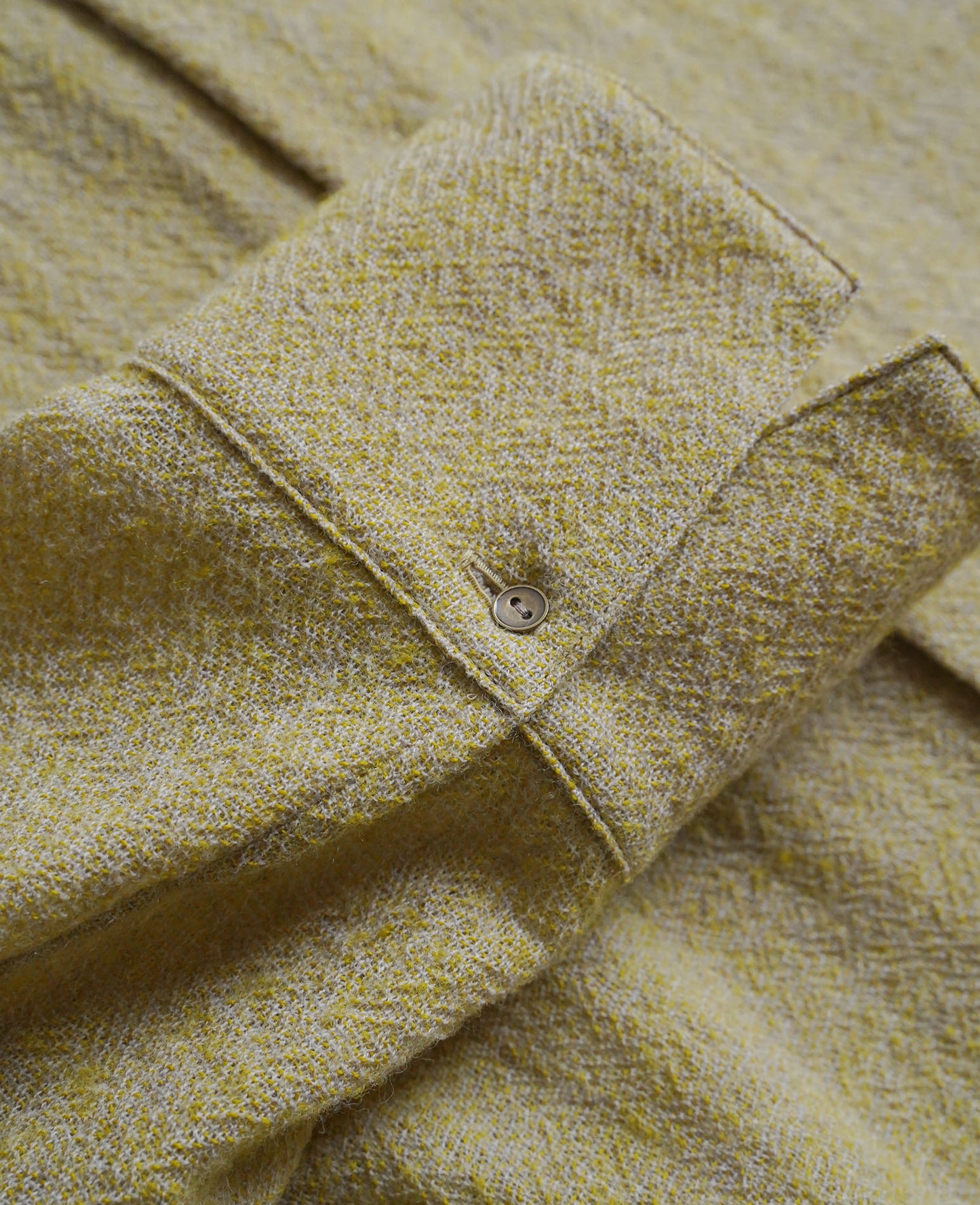 オーバーシャツ / ウールガーゼ / イエロー