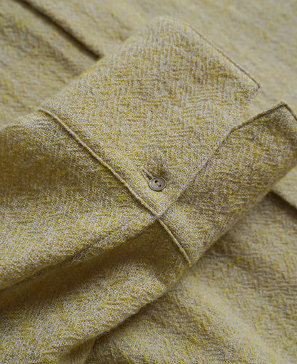 オーバーシャツ / ウールガーゼ / イエロー