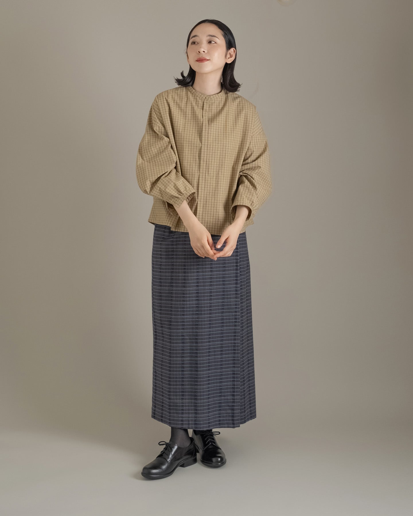 entwa シャツ ダッチカラーシャツ / ドットコットン – entwa