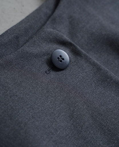 ノーカラーコクーンベスト / TRツイル