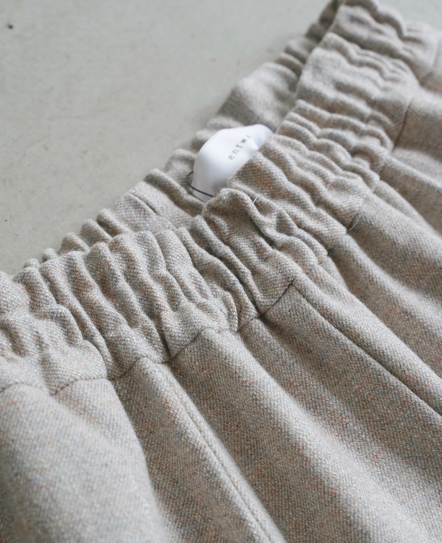 ワイドパンツ / スラブツイード