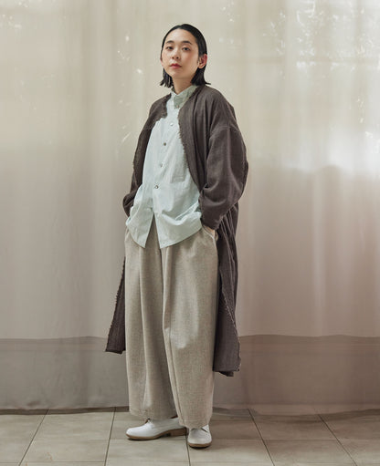 ワイドパンツ / スラブツイード