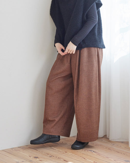 ワイドパンツ / ツイードウール