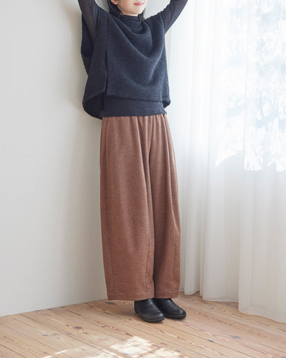 ワイドパンツ / ツイードウール