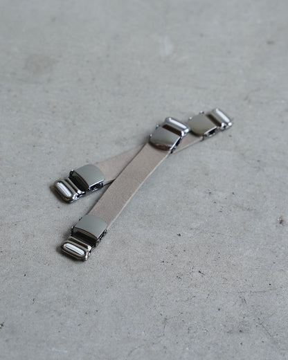 Leather mini belt (set of 2)