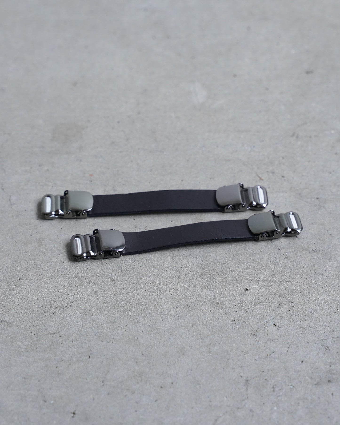 Leather mini belt (set of 2)