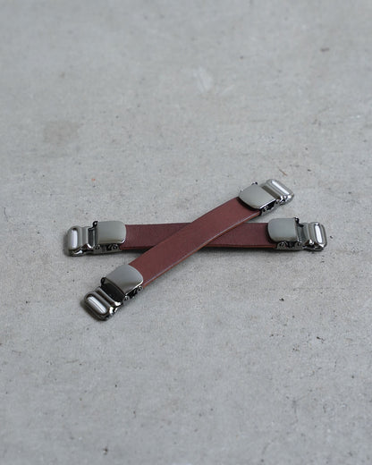 Leather mini belt (set of 2)