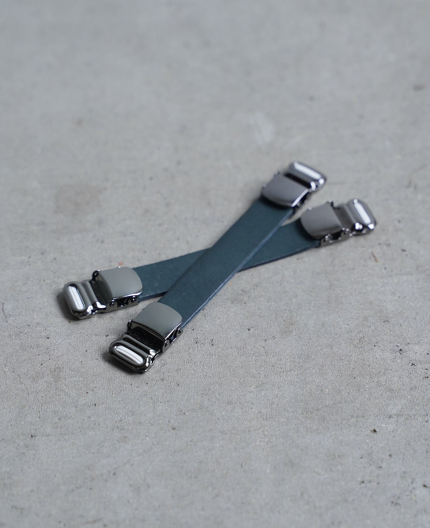 Leather mini belt (set of 2)
