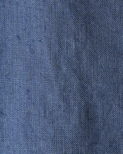 ノーカラーヨークシャツ/ナチュラルワッシャーリネン