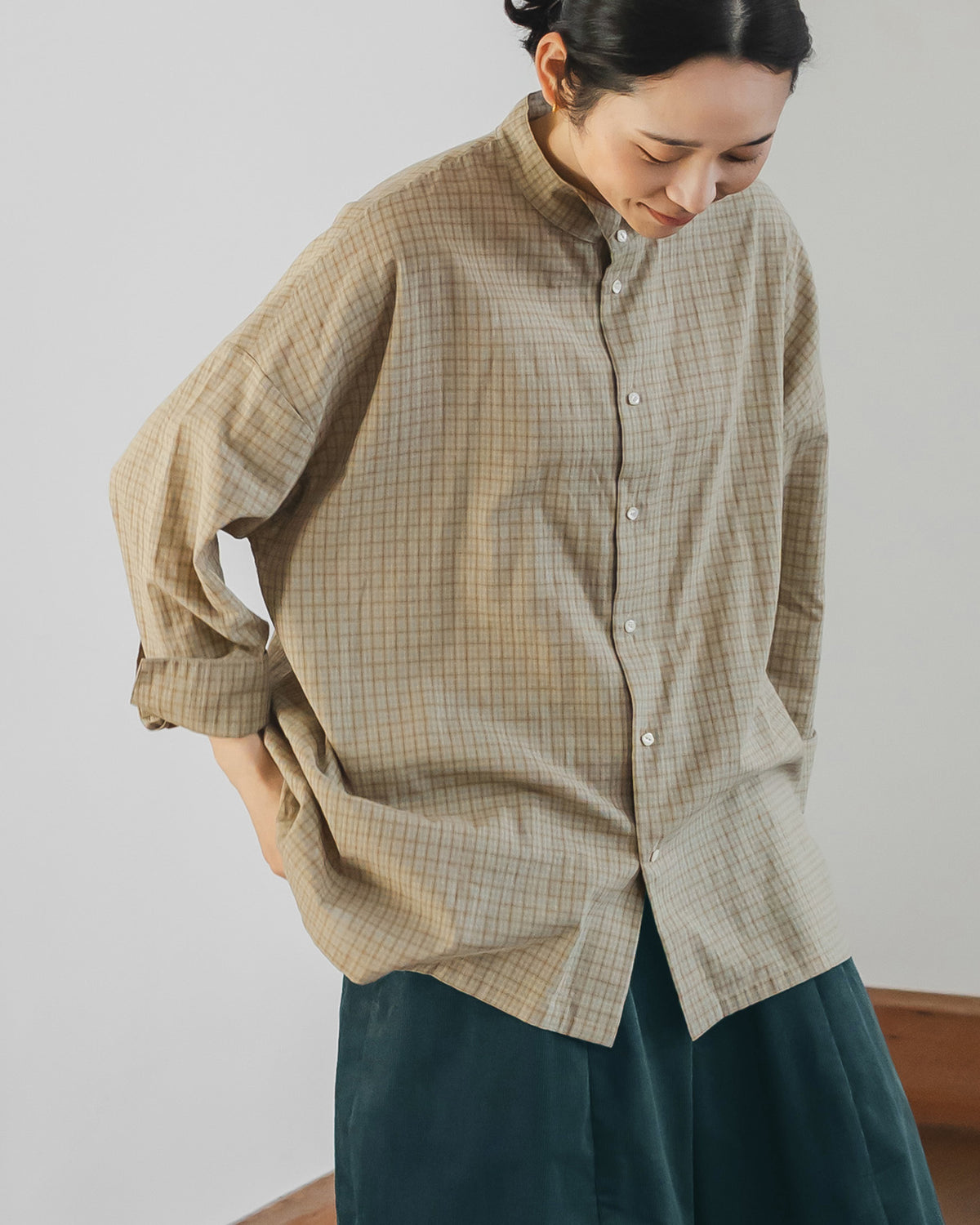 【9月19日発売】オーバーシャツ コットンドビー