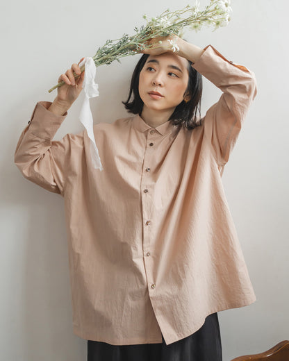 【9月5日発売】オーバーシャツ タイプライターコットン