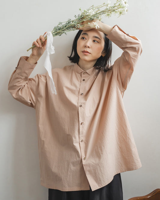 【9月5日発売】オーバーシャツ タイプライターコットン