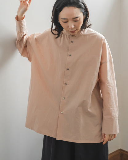 【9月5日発売】オーバーシャツ タイプライターコットン