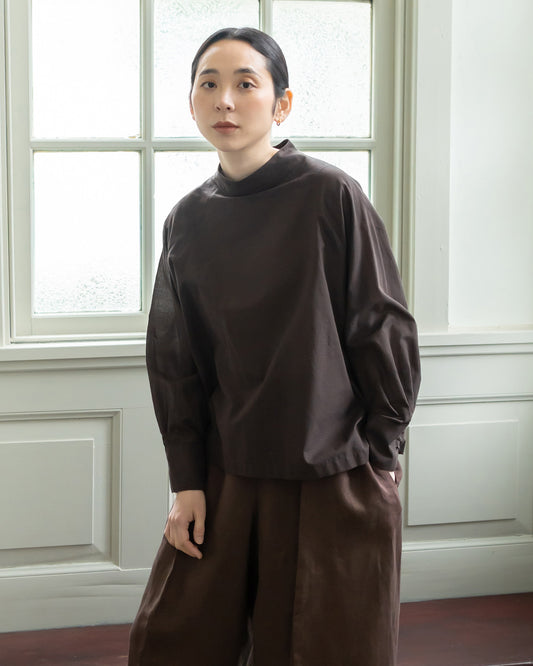 【9月5日発売】ラグランスリーブシャツ コットンシルク