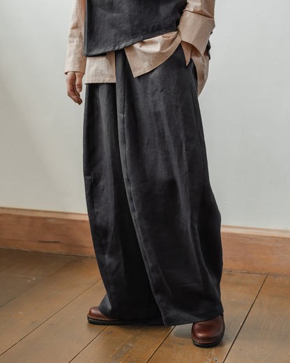 【9月5日発売】ワイドパンツ ヘビーリネンツイル