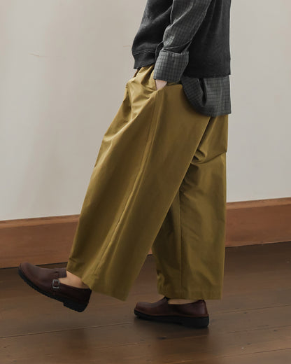 【9月19日発売】ワイドパンツ スムースバックツイル