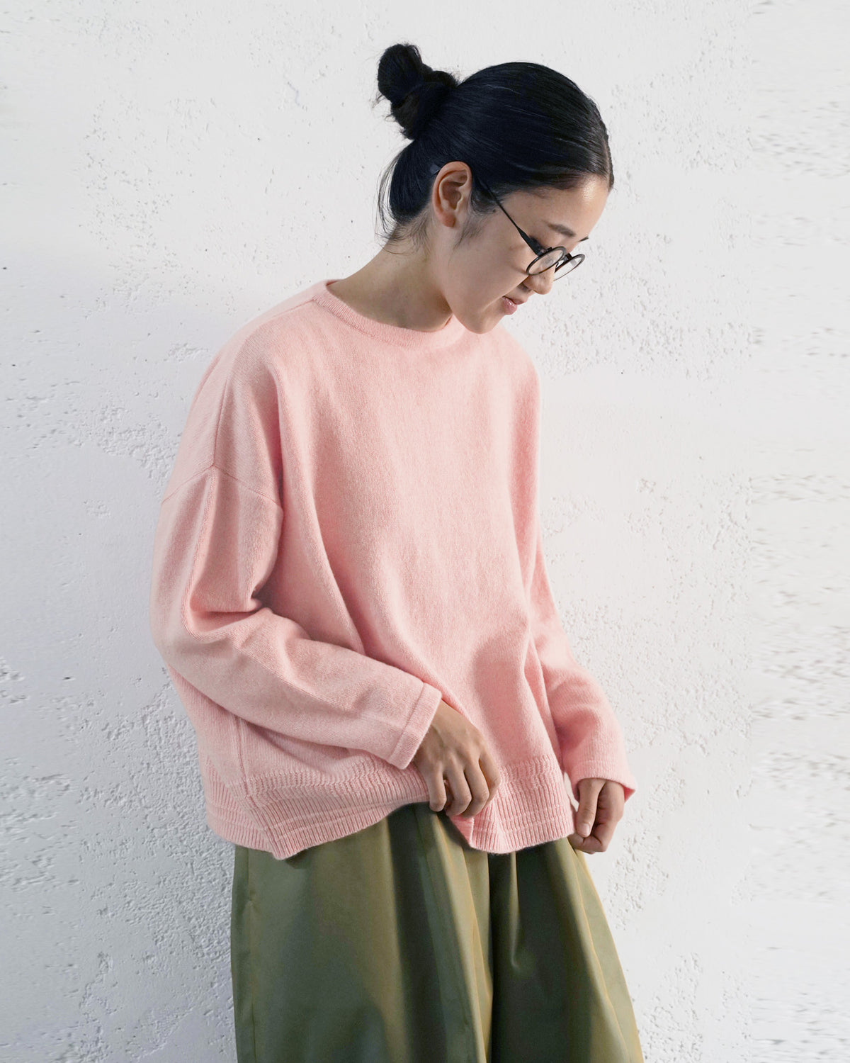 【Available October 24】Lambswool Crew Neck Sweater