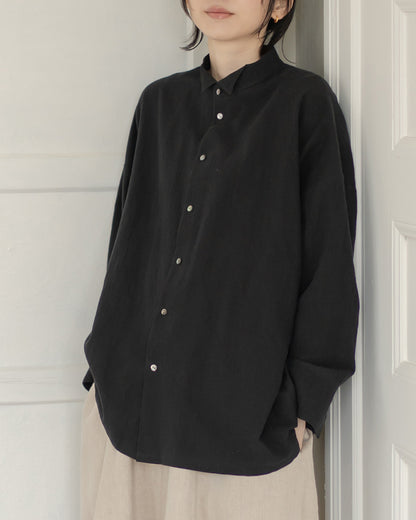 [Available October 24] Cotton Linen Voile Overshirt