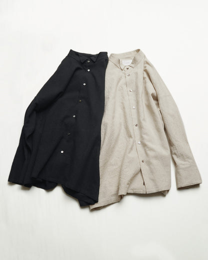[Available October 24] Cotton Linen Voile Overshirt