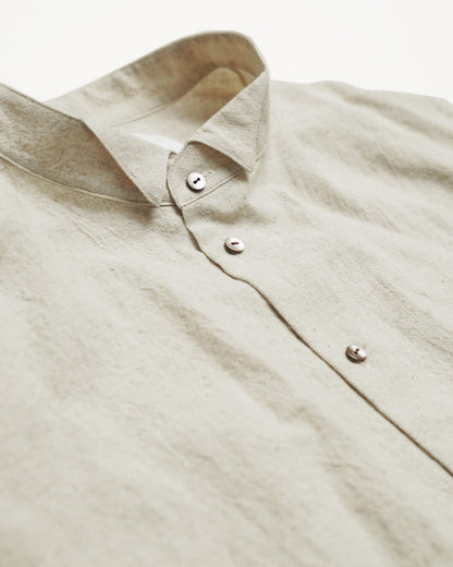 【Available October 24】 Cotton Linen Voile Overshirt