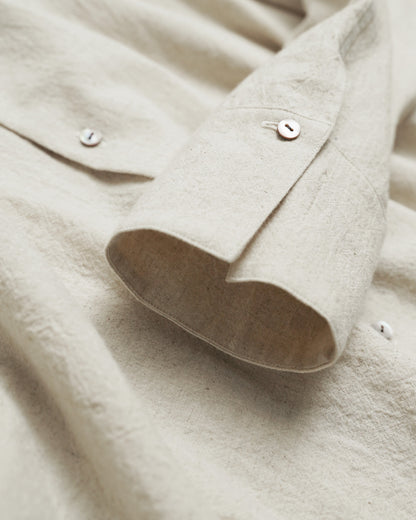 【Available October 24】 Cotton Linen Voile Overshirt
